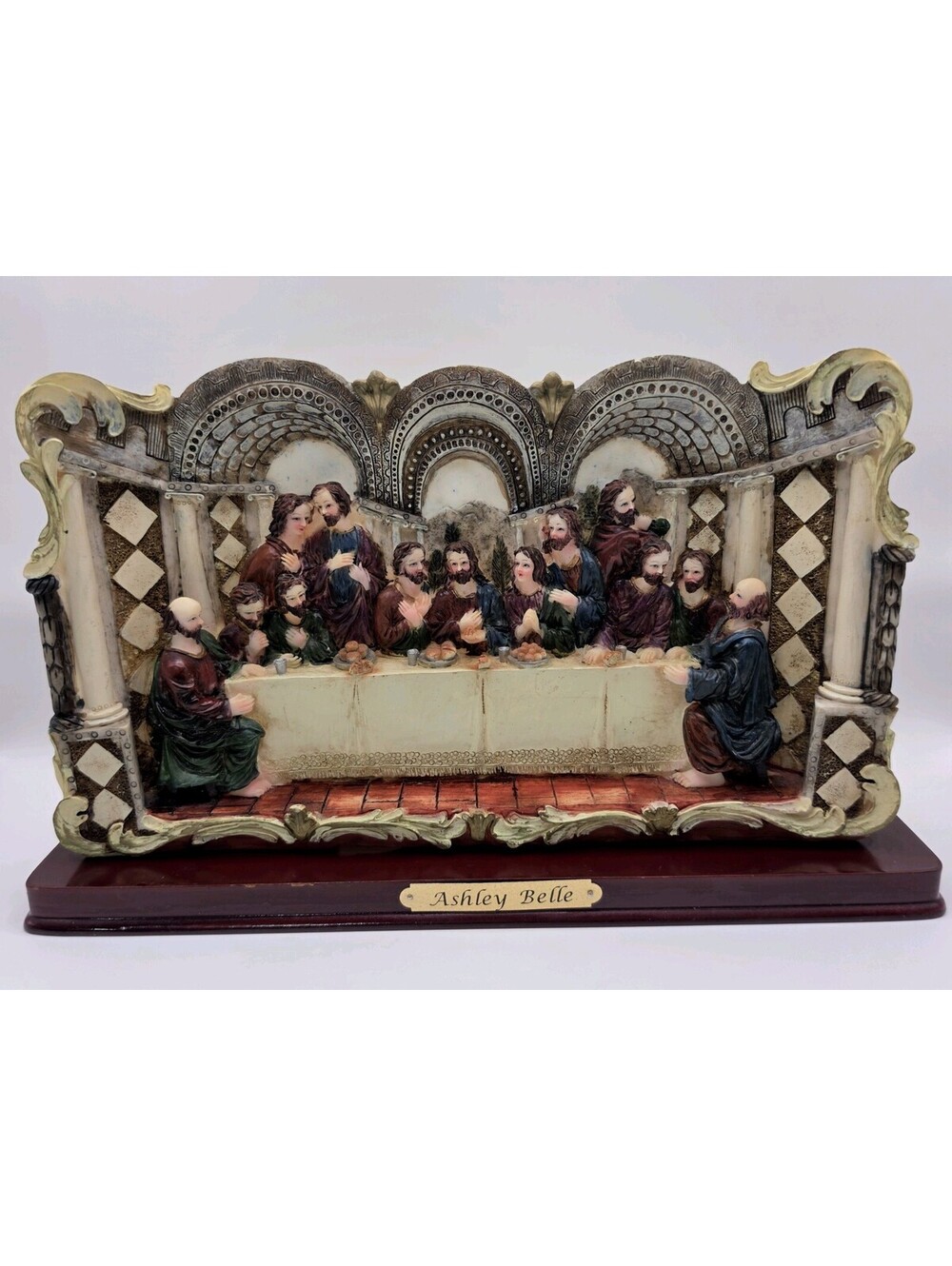 Ashley Belle The Last Supper Lord Jesus Christ Statue Figurine Diaroma 3D